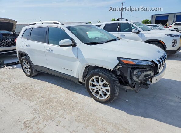 1C4PJLCB8JD615951 2018 JEEP CHEROKEE White Przód prawy
