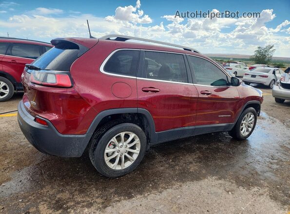 1C4PJLCB8KD148287 2019 JEEP CHEROKEE Красный Задняя правая четверть