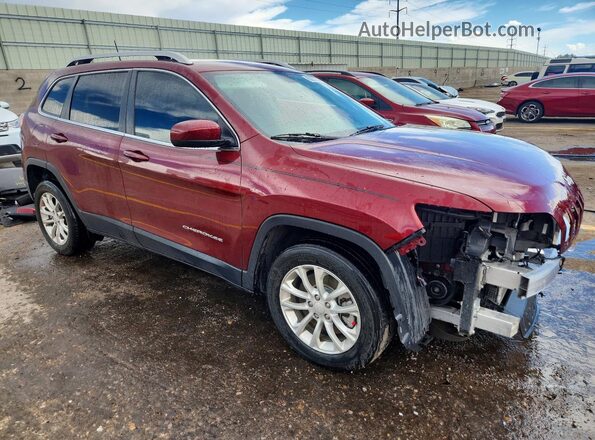 1C4PJLCB8KD148287 2019 JEEP CHEROKEE Красный Передняя правая четверть
