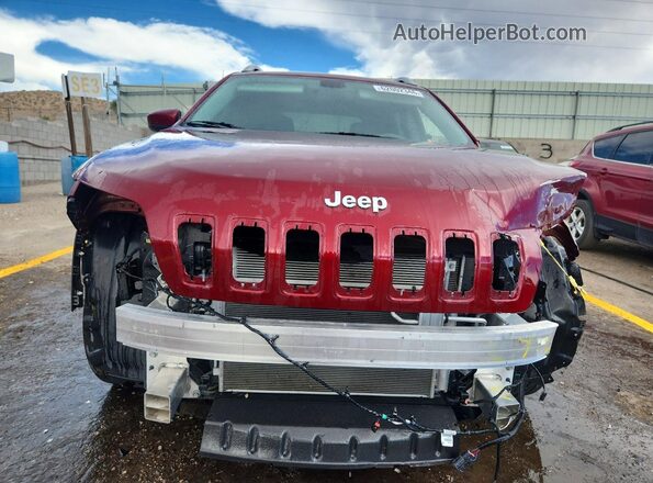 1C4PJLCB8KD148287 2019 JEEP CHEROKEE Красный Вид спереди