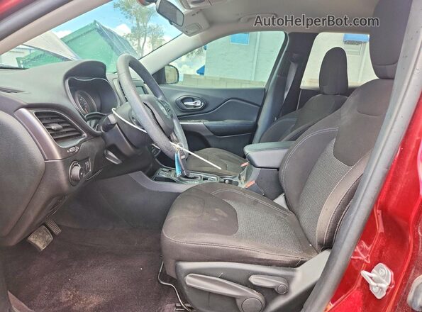 1C4PJLCB8KD148287 2019 JEEP CHEROKEE Красный Вид салона спереди