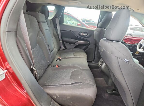1C4PJLCB8KD148287 2019 JEEP CHEROKEE Красный Вид задней части салона