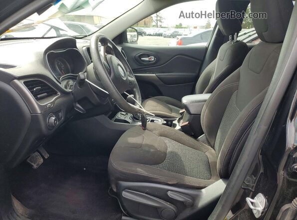 1C4PJLCB8KD262029 2019 JEEP CHEROKEE Black Սալոնի դիմացի տեսք
