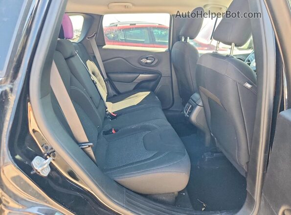 1C4PJLCB8KD416688 2019 JEEP CHEROKEE Black უკანა სავარძლების ხედი
