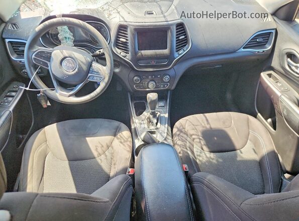 1C4PJLCB8KD416688 2019 JEEP CHEROKEE Black წინა პანელის ხედი