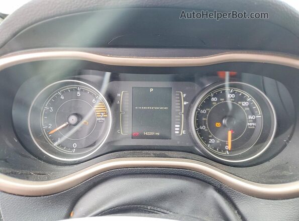 1C4PJLCB9GW171900 2016 JEEP CHEROKEE Silver Սարքավորումների վահանակի տեսք