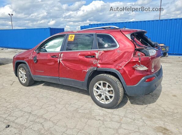 1C4PJLCB9GW234252 2016 JEEP CHEROKEE Maroon Հետևի ձախ