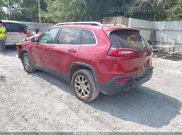 1C4PJLCB9GW281877 2016 JEEP CHEROKEE Red Rear left