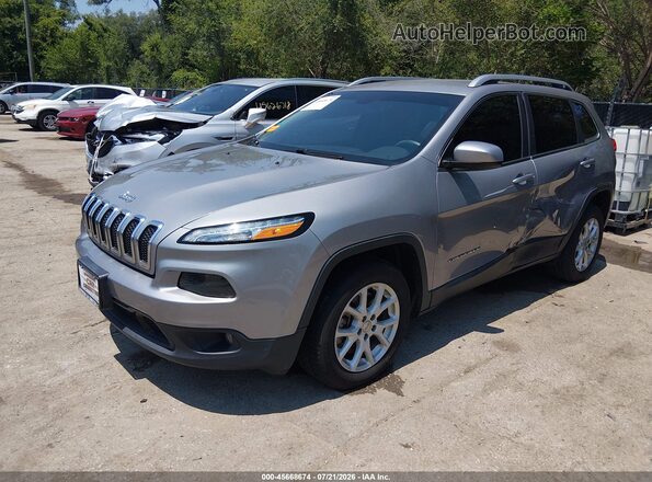 1C4PJLCB9JD531153 2018 JEEP CHEROKEE Silver Front left