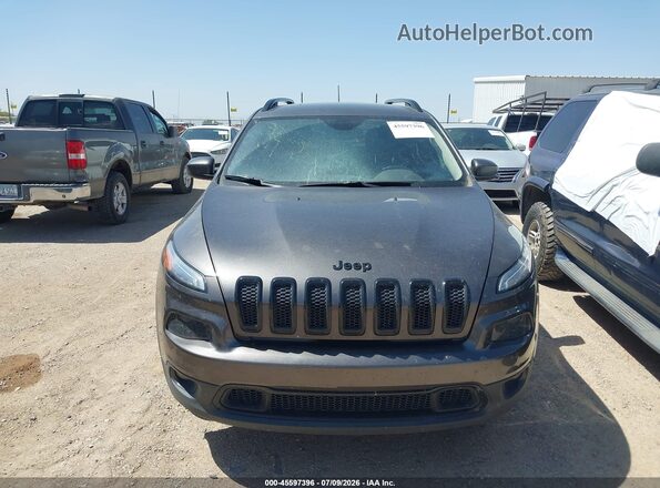 1C4PJLCB9JD544467 2018 JEEP CHEROKEE Black Widok zestawu wskaźników