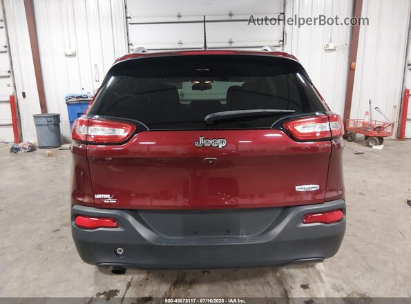 1C4PJLCB9JD606479 2018 JEEP CHEROKEE Темно-бордовый 