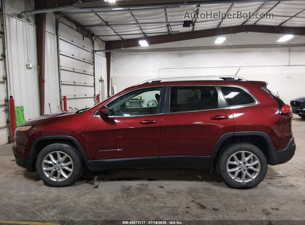1C4PJLCB9JD606479 2018 JEEP CHEROKEE Темно-бордовый Панорамный вид салона 360°