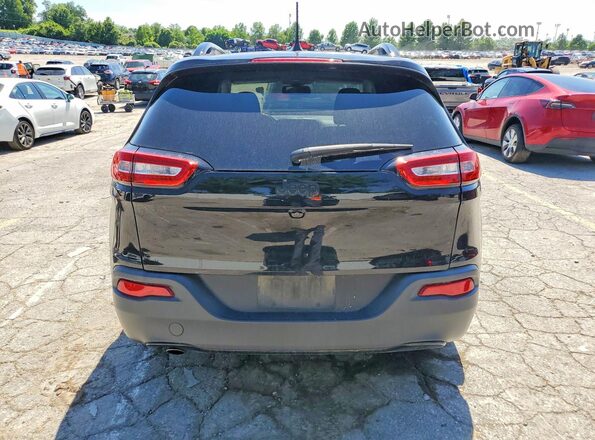 1C4PJLCB9JD616056 2018 JEEP CHEROKEE Black უკანა ხედი
