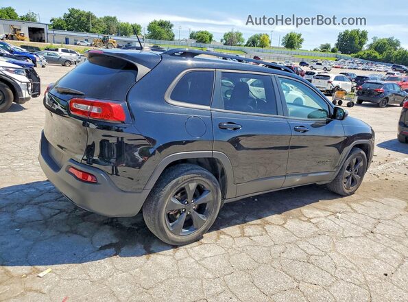 1C4PJLCB9JD616056 2018 JEEP CHEROKEE Black უკანა მარჯვენა
