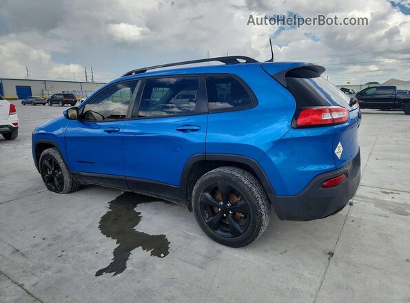 1C4PJLCB9JD620480 2018 JEEP CHEROKEE Синий Задняя левая четверть