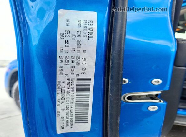 1C4PJLCB9JD620480 2018 JEEP CHEROKEE Синий Вид наклейки с VIN-кодом