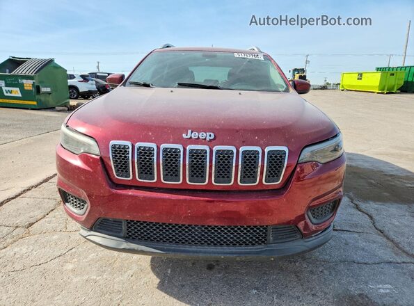 1C4PJLCB9LD586317 2020 JEEP CHEROKEE Burgundy Вид спереду