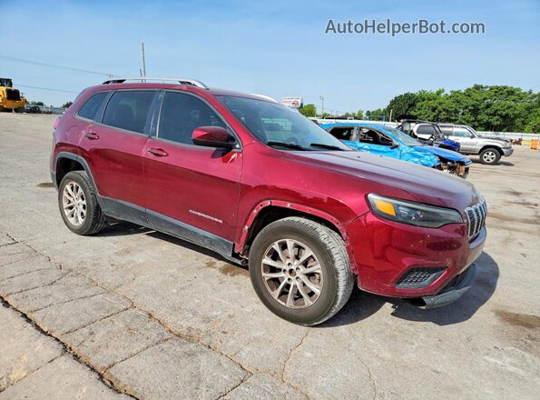 1C4PJLCB9LD586317 2020 JEEP CHEROKEE Burgundy Передня права чверть