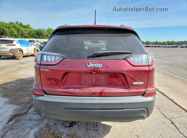 1C4PJLCB9LD586317 2020 JEEP CHEROKEE Burgundy Вид ззаду