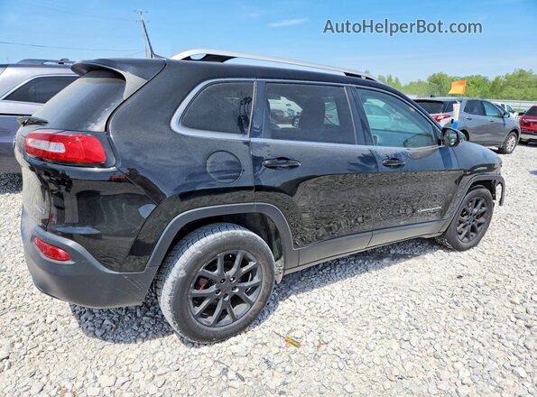 1C4PJLCBXHW535422 2017 JEEP CHEROKEE Black Trasero derecho