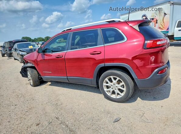 1C4PJLCBXHW642373 2017 JEEP CHEROKEE Red Rear left