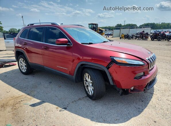 1C4PJLCBXHW642373 2017 JEEP CHEROKEE Red Front right