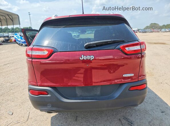 1C4PJLCBXHW642373 2017 JEEP CHEROKEE Red Rear view