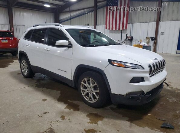 1C4PJLCBXJD504088 2018 JEEP CHEROKEE White Передня права чверть
