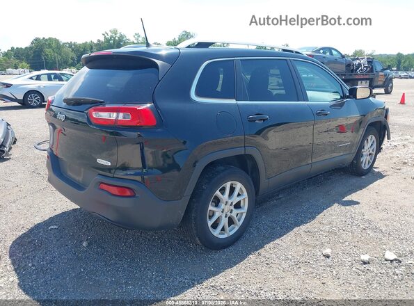 1C4PJLCBXJD587375 2018 JEEP CHEROKEE Черный Задняя правая четверть