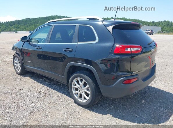 1C4PJLCBXJD587375 2018 JEEP CHEROKEE Черный Задняя левая четверть