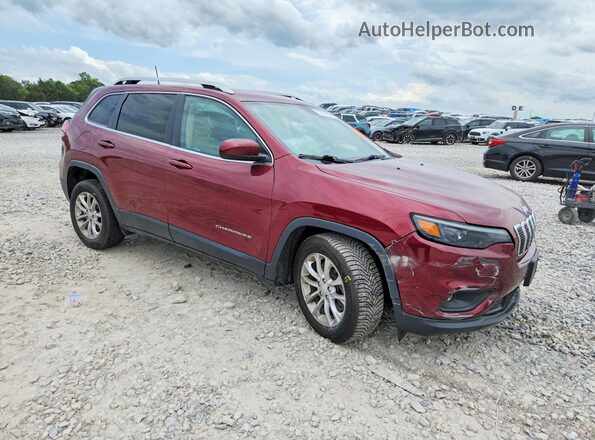 1C4PJLCBXKD248682 2019 JEEP CHEROKEE Burgundy წინა მარჯვენა