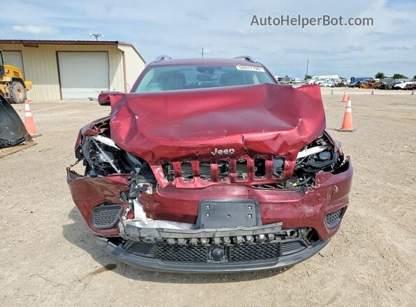 1C4PJLCBXMD164414 2021 JEEP CHEROKEE Maroon Vista frontal
