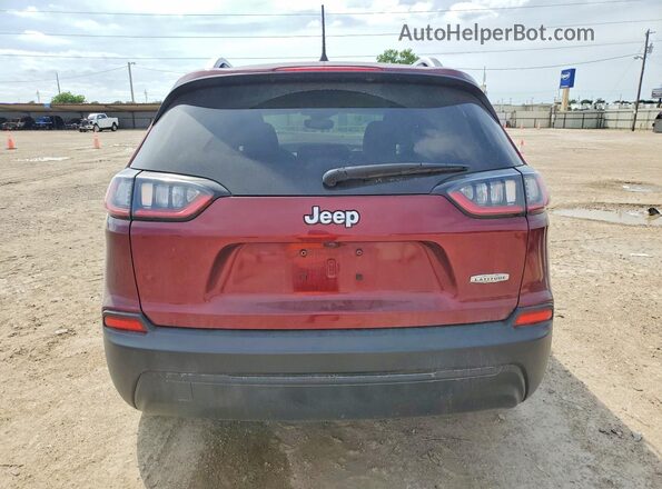 1C4PJLCBXMD164414 2021 JEEP CHEROKEE Maroon Vista trasera