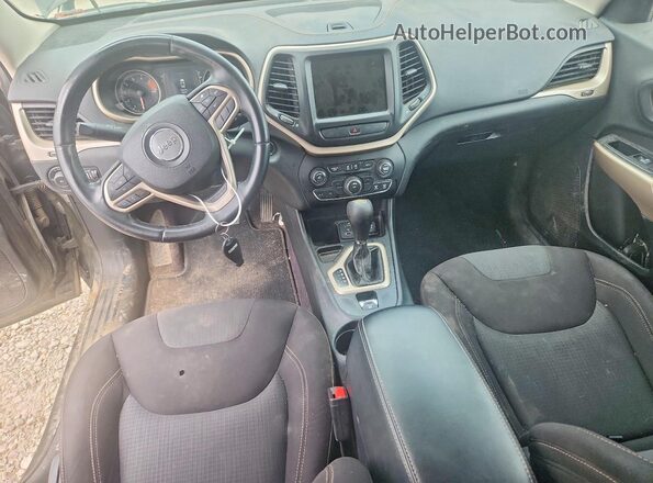 1C4PJLCS1HW607849 2017 JEEP CHEROKEE Серый Вид панели приборов
