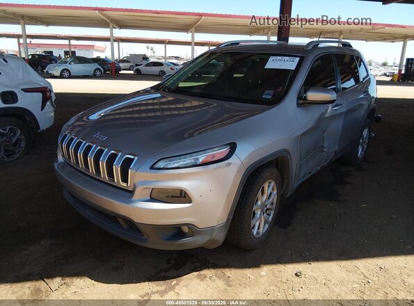 1C4PJLCS6HD235842 2017 JEEP CHEROKEE Silver Front left