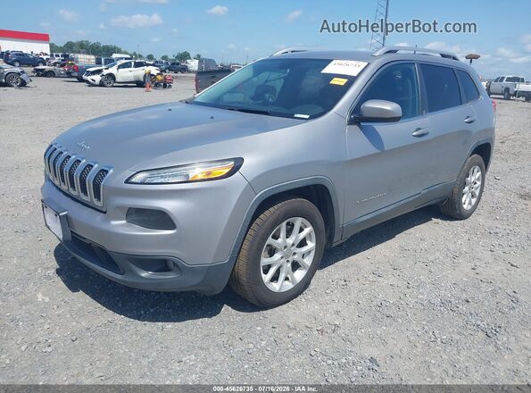 1C4PJLCS6HW577554 2017 JEEP CHEROKEE Серебряный Передняя левая четверть
