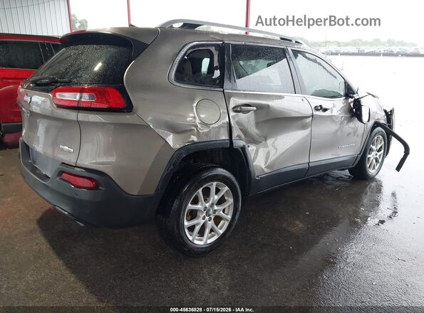 1C4PJLCS8HW572145 2017 JEEP CHEROKEE Золотой Задняя правая четверть