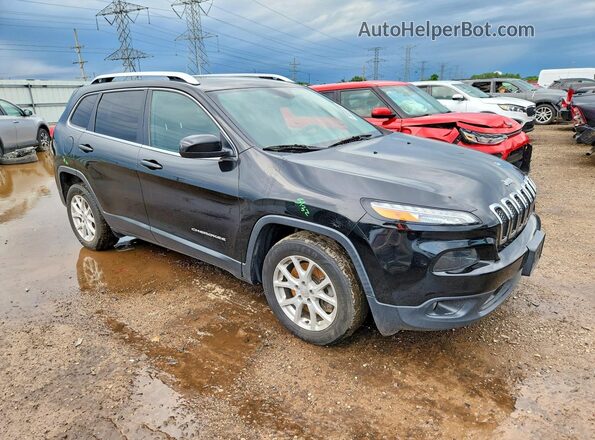 1C4PJLCS8HW577913 2017 JEEP CHEROKEE Black Front right