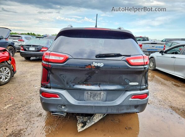 1C4PJLCS8HW577913 2017 JEEP CHEROKEE Black Rear view