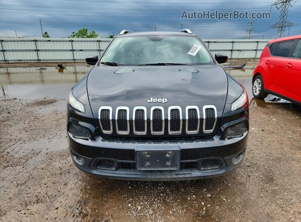 1C4PJLCS8HW577913 2017 JEEP CHEROKEE Black Front view
