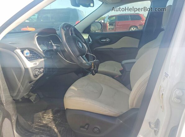 1C4PJLCSXGW160386 2016 JEEP CHEROKEE White Widok wnętrza z przodu
