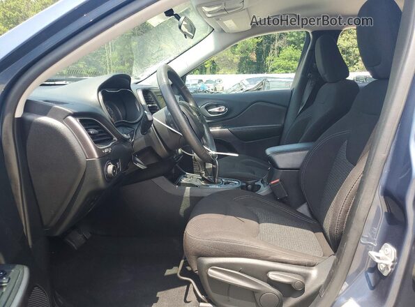 1C4PJLCX1KD366535 2019 JEEP CHEROKEE Gray Вид салону спереду