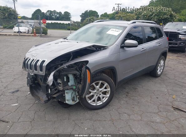 1C4PJLCX2JD560957 2018 JEEP CHEROKEE Серый Передняя левая четверть
