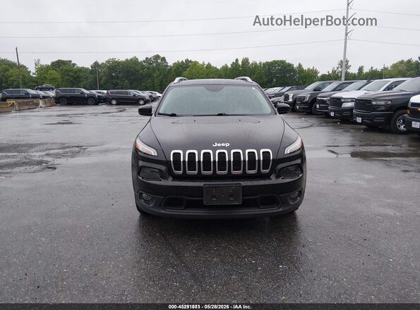 1C4PJLCX2JD583767 2018 JEEP CHEROKEE Black ხელსაწყოთა პანელის ხედი