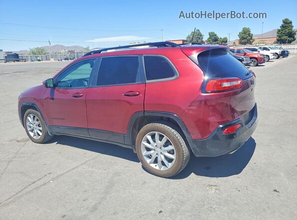 1C4PJLCX2JD612071 2018 JEEP CHEROKEE Burgundy Tył lewy