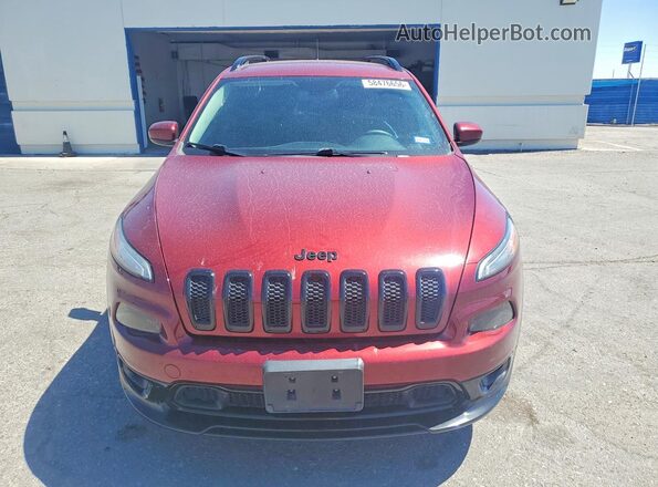 1C4PJLCX2JD612071 2018 JEEP CHEROKEE Burgundy Widok z przodu