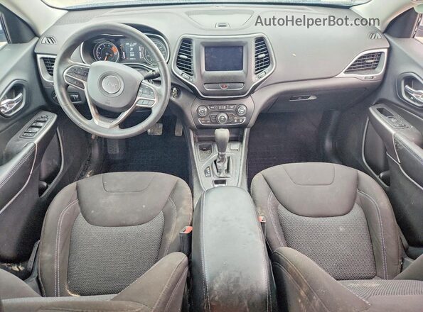 1C4PJLCX3KD130050 2019 JEEP CHEROKEE Gray წინა პანელის ხედი