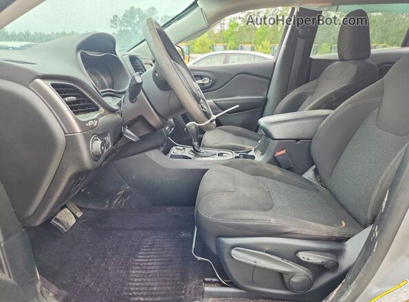 1C4PJLCX3KD130050 2019 JEEP CHEROKEE Gray წინა სალონის ხედი