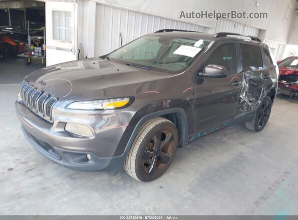 1C4PJLCX4JD527944 2018 JEEP CHEROKEE Gray Front left