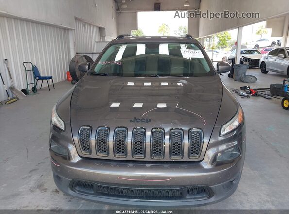 1C4PJLCX4JD527944 2018 JEEP CHEROKEE Gray Rear interior view